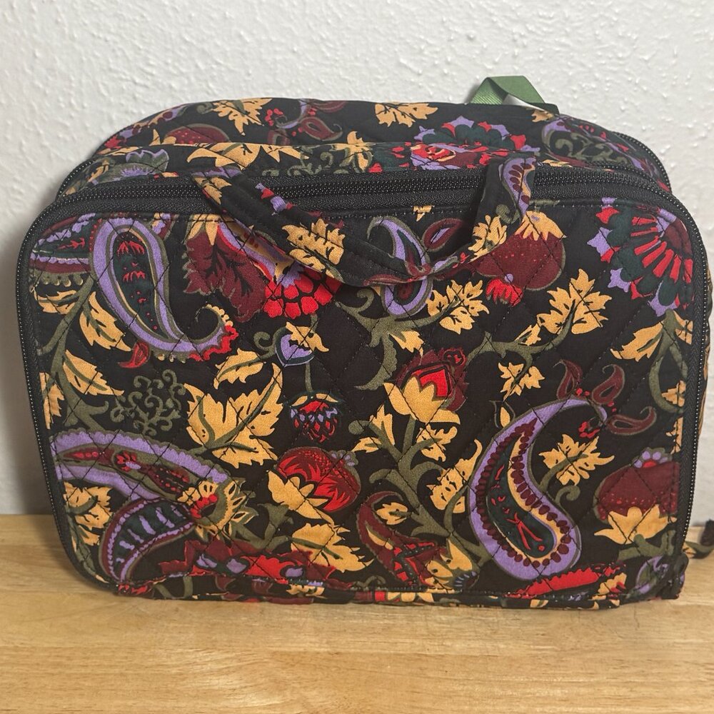 Vera Bradley Ultimate Travel Case in Midnight Garden Paisley NWT - Picture 2 of 10